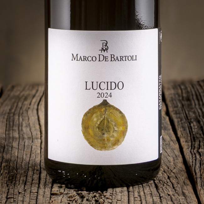 Etichetta del Catarratto Terre Siciliane IGP "Lucido" - Marco De Bartoli