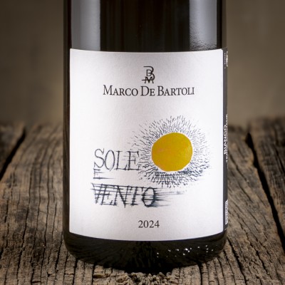 Etichetta del Bianco Terre Siciliane IGP "Sole E Vento" - Marco De Bartoli
