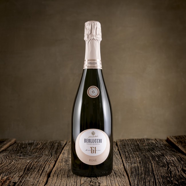 Bottiglia di Spumante Franciacorta Rosé '61 - Berlucchi