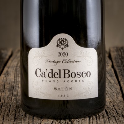 Etichetta dello Spumante Franciacorta Vintage Collection Satèn - Ca' del Bosco