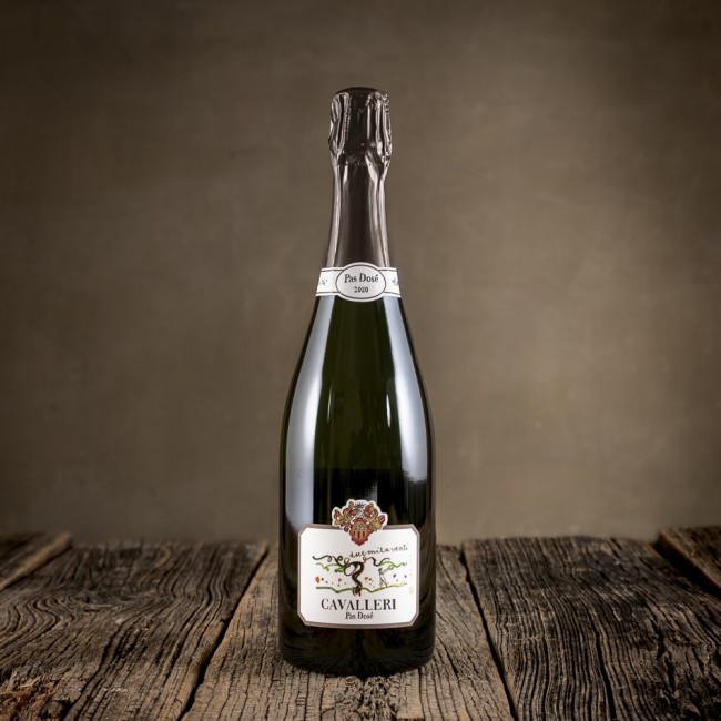 Bottiglia di Spumante Metodo Classico Rosé Millesimato - Cavalleri