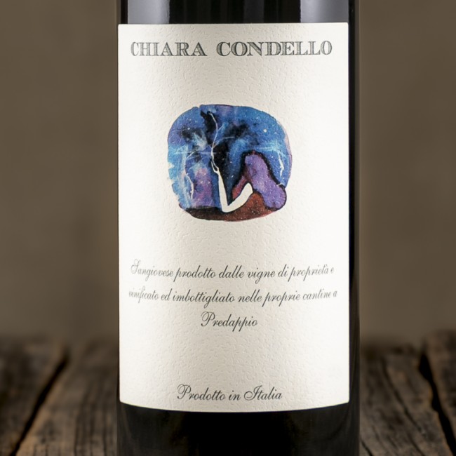 Etichetta del Romagna Sangiovese Predappio DOC Riserva - Le Lucciole - Chiara Condello