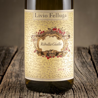 Etichetta della Ribolla Gialla Colli Orientali del Friuli DOC - Livio Felluga