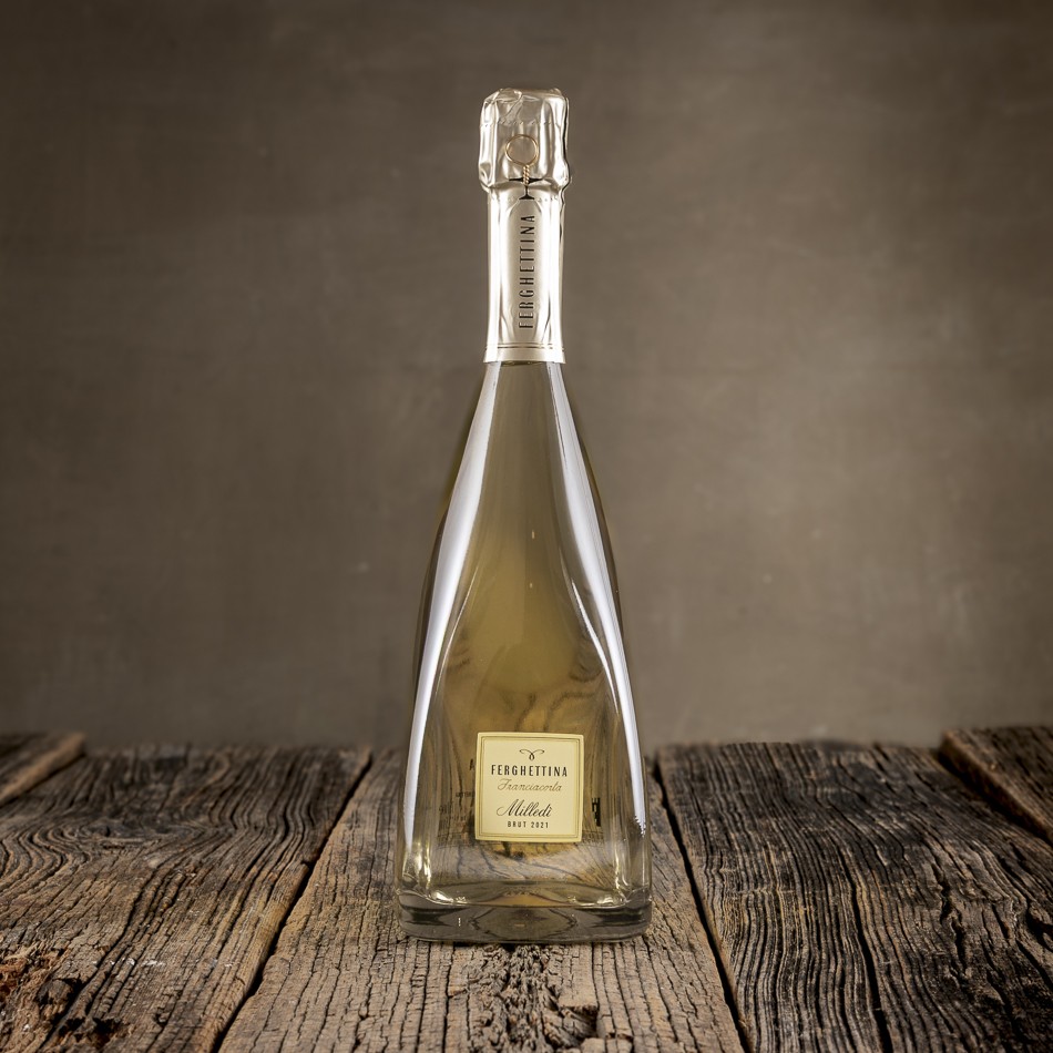 Bottigiglia di Spumante Franciacorta Brut "Milledì" – Ferghettina