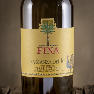 Etichetta di Chardonnay IGT "La Stanza del Re" - Cantine Fina