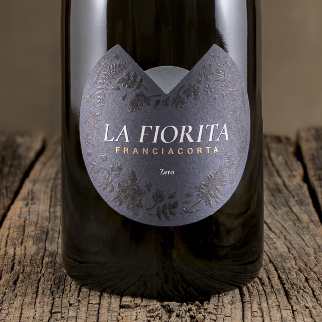 Etichetta dello Spumante Franciacorta Dosaggio Zero - La Fiorita