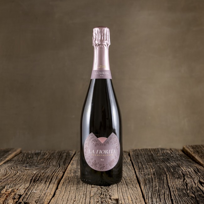 Bottiglia di Spumante Franciacorta Rosé - La Fiorita