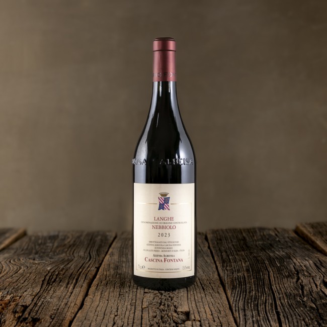 Bottiglia di Langhe Nebbiolo DOC – Cascina Fontana