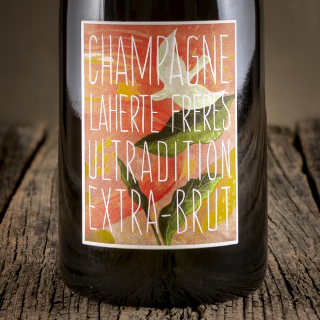 Etichetta dello Champagne Extra Brut "Ultradition" – Laherte Frères