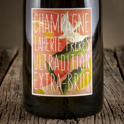 Etichetta dello Champagne Extra Brut "Ultradition" – Laherte Frères