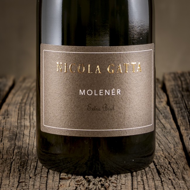 Etichetta dello Spumante Metodo Classico "Molenér" - Nicola Gatta