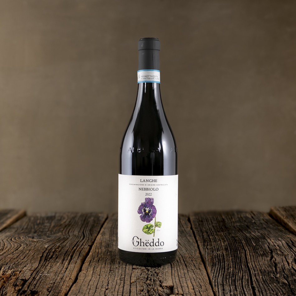 Bottiglia di Nebbiolo Langhe DOC - Ghëddo