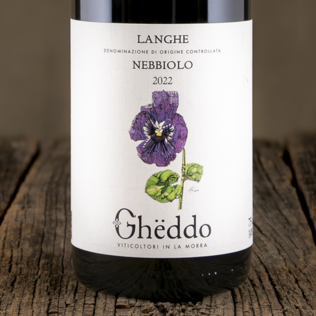 Etichetta di Nebbiolo Langhe DOC - Ghëddo