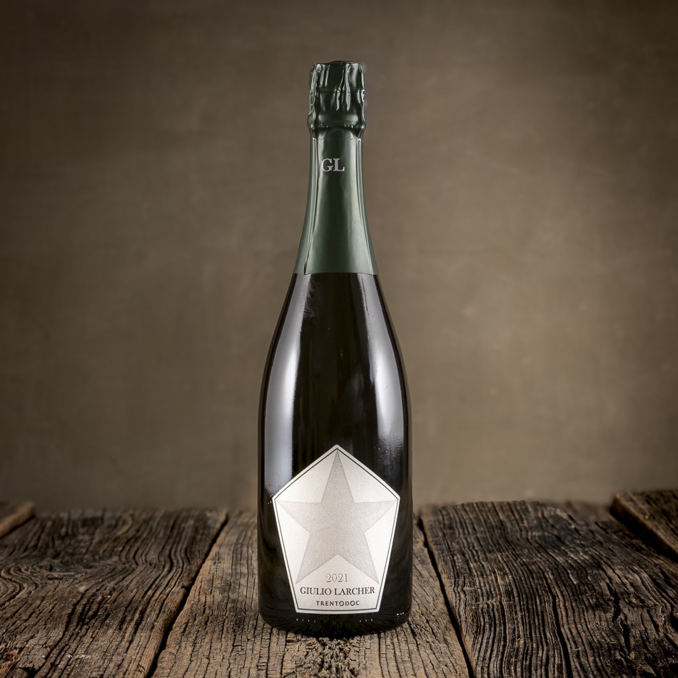Bottiglia di Spumante Trentodoc “Giulio Larcher Pas Dosé Stella” - Tenuta Maso Corno