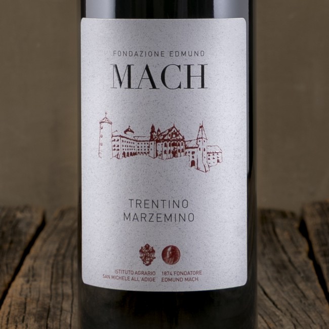 Etichetta del Marzemino Trentino DOC - Fondazione Edmund Mach