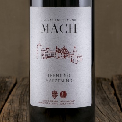 Etichetta del Marzemino Trentino DOC - Fondazione Edmund Mach