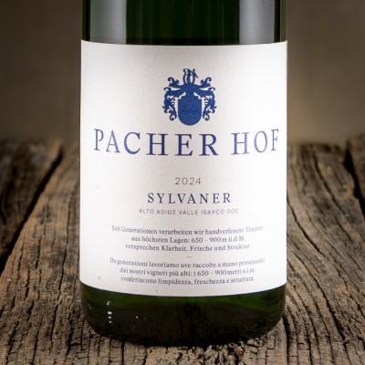 Etichetta del Sylvaner Alto Adige Valle Isarco DOC - Pacherhof