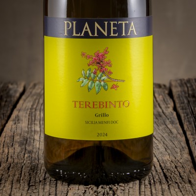 Etichetta del Grillo Menfi DOC "Terebinto" - Planeta