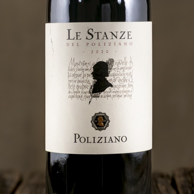 Etichetta del Toscana Rosso IGT “Le Stanze del Poliziano” - Poliziano