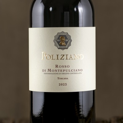 Etichetta del Rosso di Montepulciano DOC - Poliziano