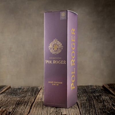 Confezione dello Champagne Rosé Brut Vintage 2018 – Pol Roger