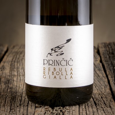Etichetta della Ribolla gialla Goriska Brda "Rebula" - Tomaž Prinčič