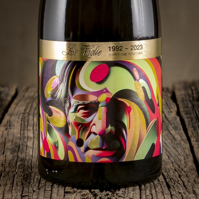 Etichetta del Verdicchio dei Castelli di Jesi DOC Classico "Le Vaglie" - Santa Barbara