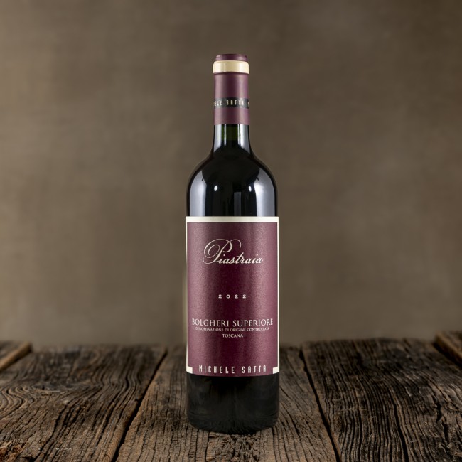Bottiglia di Bolgheri DOC Superiore "Piastraia" - Michele Satta