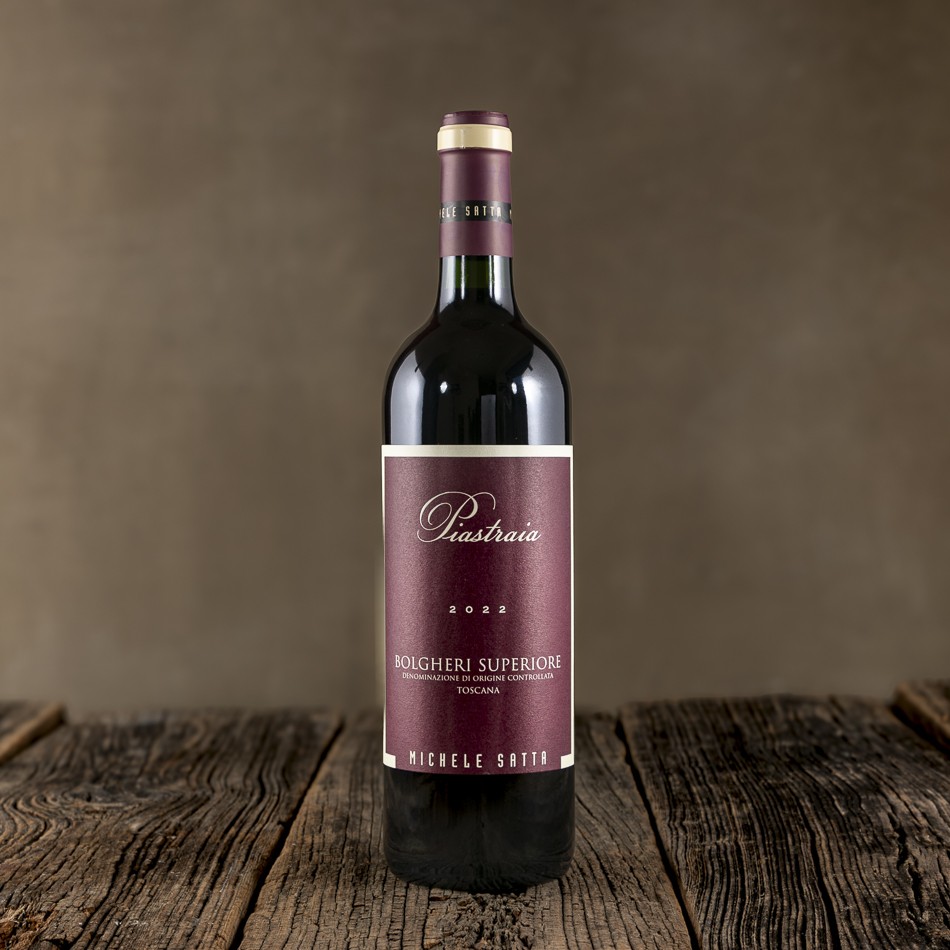 Bottiglia di Bolgheri DOC Superiore "Piastraia" - Michele Satta