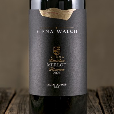 Etichetta del Merlot Riserva Alto Adige DOC Vigna "Kastelaz"- Elena Walch