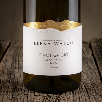 Etichetta del Pinot Grigio Alto Adige DOC - Elena Walch