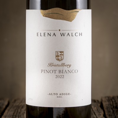 Etichetta del Pinot Bianco Alto Adige DOC “Kristallberg” - Elena Walch