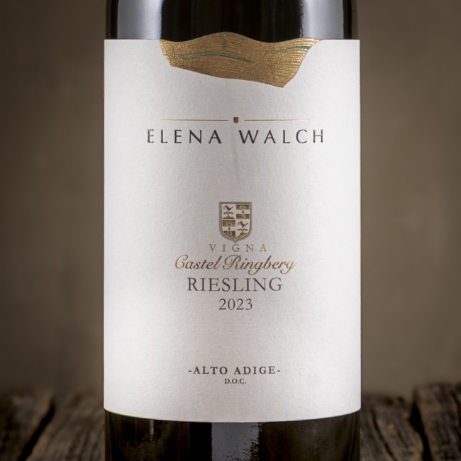Etichetta del Riesling Alto Adige DOC Vigna “Castel Ringberg” - Elena Walch