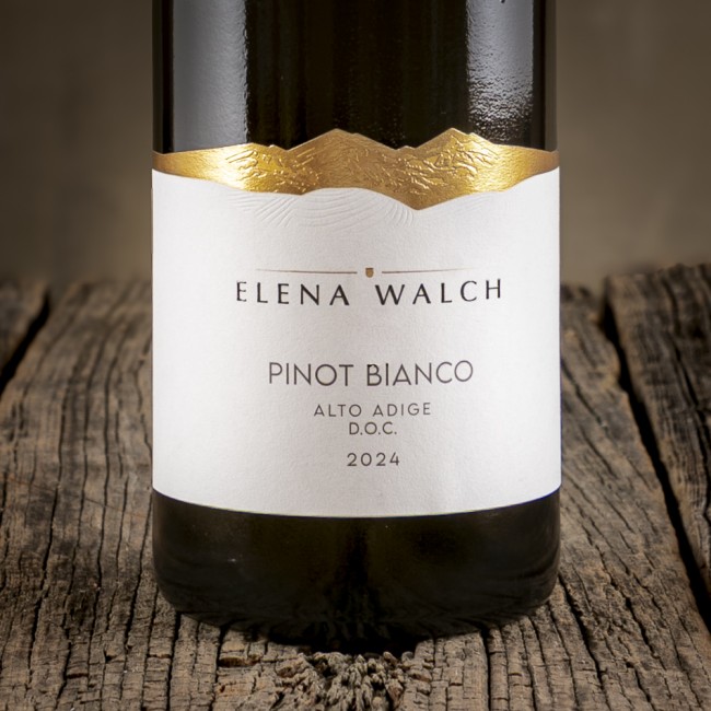 Etichetta del Pinot Bianco Alto Adige DOC - Elena Walch