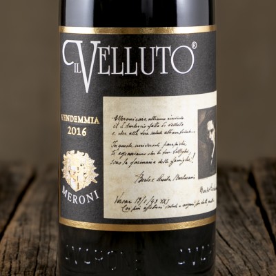 Etichetta del Amarone della Valpolicella Classico DOCG "Il Velluto" - Meroni