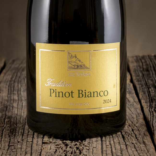 Etichetta del Pinot Bianco Alto Adige DOC - Cantina Terlano
