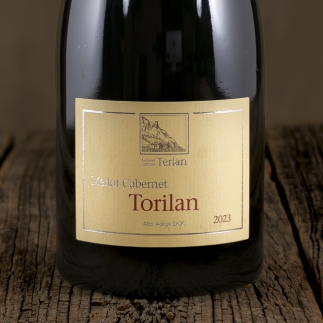 Etichetta del  vino rosso Alto Adige DOC "Torilan" - Cantina Terlano