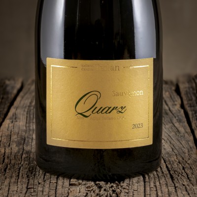 Etichetta del Sauvignon Alto Adige DOC "Quarz" - Cantina Terlano