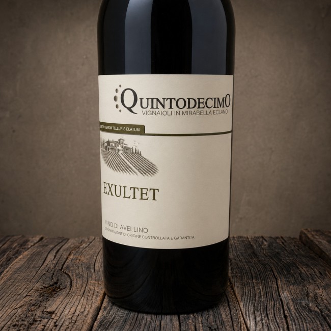 Etichetta Fiano di Avellino DOCG "Exultet" - Quintodecimo