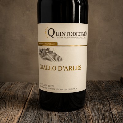 Etichetta Greco di Tufo DOCG "Giallo d’Arles" - Quintodecimo