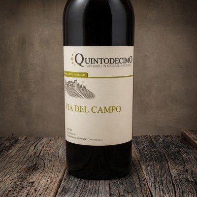 Etichetta Falanghina Irpinia DOC "Via del Campo" - Quintodecimo