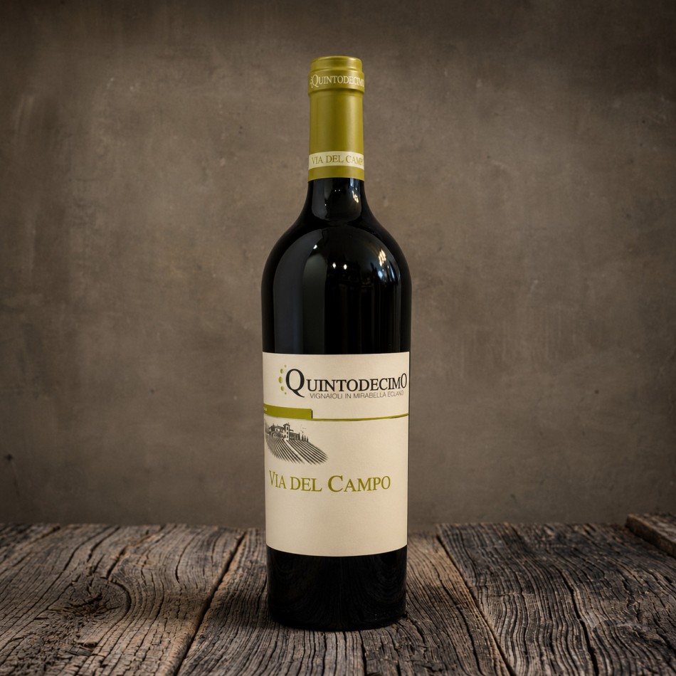 Bottiglia Falanghina Irpinia DOC "Via del Campo" - Quintodecimo