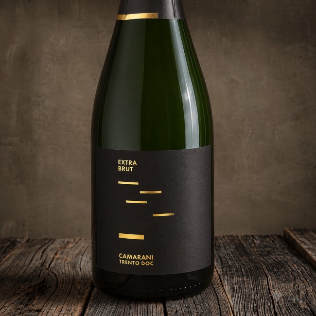 Etichetta Spumante Trentodoc Extra Brut - Camarani