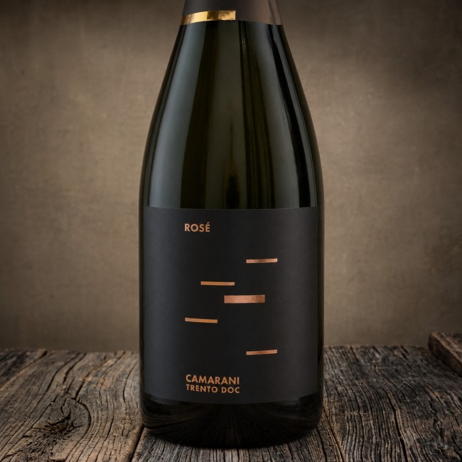 Etichetta Spumante Trentodoc Rosé Brut - Camarani