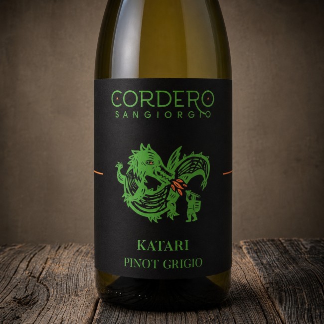 Etichetta Pinot Grigio Oltrepò Pavese DOC "Katari" - Cordero San Giorgio