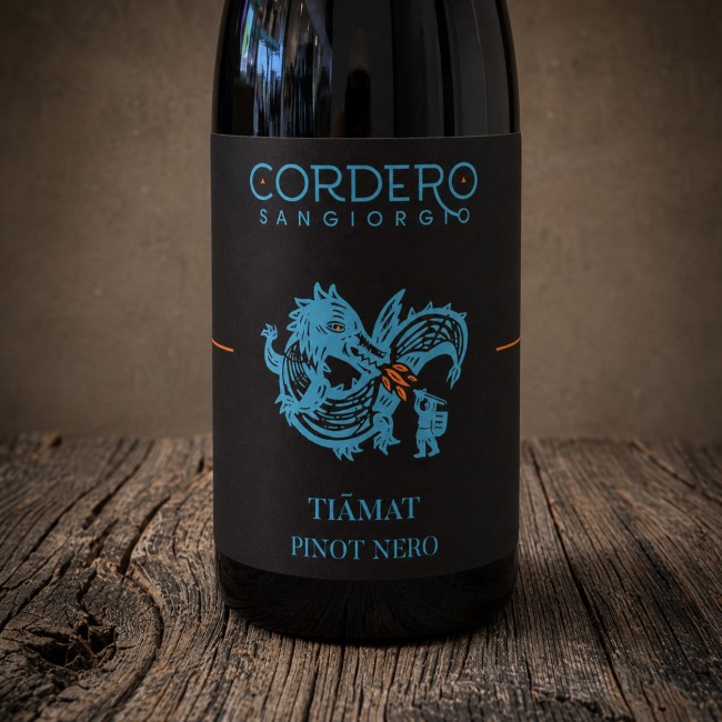 Etichetta Pinot Nero Oltrepò Pavese DOC "Tiamat" - Cordero San Giorgio