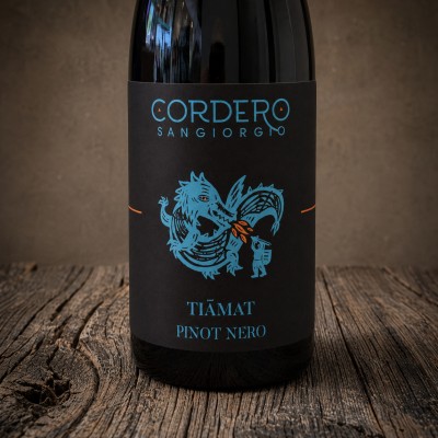 Etichetta Pinot Nero Oltrepò Pavese DOC "Tiamat" - Cordero San Giorgio
