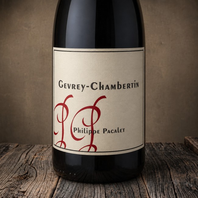 Etichetta di Gevrey-Chambertin 2023 - Philippe Pacalet