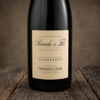 Etichetta di Champagne Grand Cru Cramant & Avize Extra Brut 2020 - Bérêche & Fils