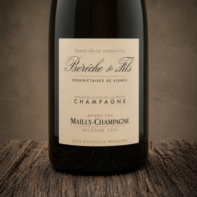 Etichetta di Champagne Grand Cru Mailly Extra Brut 2020 - Bérêche & Fils